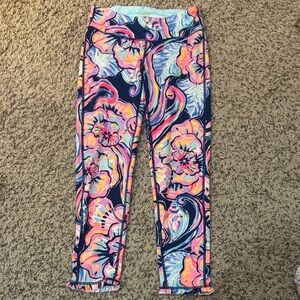 Lilly Pulitzer Luxletic Marla Weekender Boho Bateau Floral Womens Legging Small